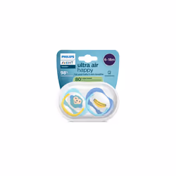 Philips AVENT SCF080/26 ciuccio per bambino Ciuccio classico Ortodontico Silicone Multicolore - Vista aggiuntiva 2