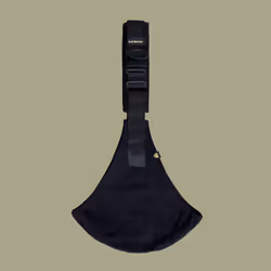 Wildride 2510003 portabebè Portabebè morbido Cotone, Nylon Nero