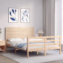 Giroletto con Testiera Small Double in Legno Massellocod mxl 81175 - Vista aggiuntiva 3