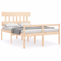 Letto per Anziani con Testiera Small Double in Legno Massellocod mxl 105095