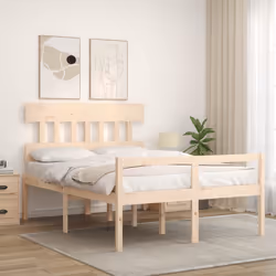 Letto per Anziani con Testiera Small Double in Legno Massellocod mxl 105095