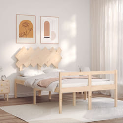 Letto per Anziani con Testiera Small Double in Legno Massellocod mxl 129071