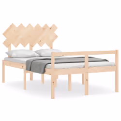Letto per Anziani con Testiera Small Double in Legno Massellocod mxl 129071 - Vista aggiuntiva 2