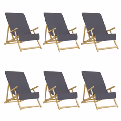 Asciugamani da Spiaggia 6pz Antracite 60x135 cm Tessuto 400 GSMcod mxl 102610 - Vista aggiuntiva 2