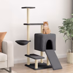 Tenete occupati a lungo i vostri adorati gatti grazie a questo a questo albero per gatti tutto in uno! Torre tutto in uno: Il ...