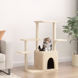 Tenete occupati a lungo i vostri adorati gatti grazie a questo a questo albero per gatti tutto in uno! Torre tutto in uno: Il ...