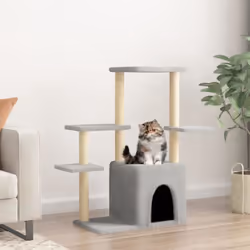 Tenete occupati a lungo i vostri adorati gatti grazie a questo a questo albero per gatti tutto in uno! Torre tutto in uno: Il ...