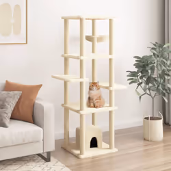 Tenete occupati a lungo i vostri adorati gatti grazie a questo a questo albero per gatti tutto in uno! Torre tutto in uno: Il ...