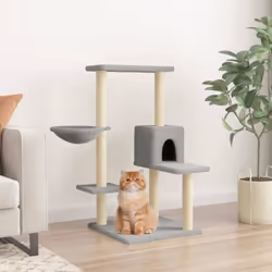 Tenete occupati a lungo i vostri adorati gatti grazie a questo a questo albero per gatti tutto in uno! Torre tutto in uno: Il ...