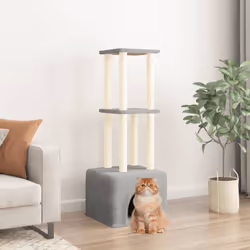 Tenete occupati a lungo i vostri adorati gatti grazie a questo a questo albero per gatti tutto in uno! Torre tutto in uno: Il ...