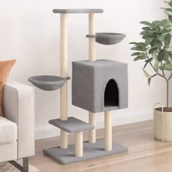 Tenete occupati a lungo i vostri adorati gatti grazie a questo a questo albero per gatti tutto in uno! Torre per gatti tutto ...