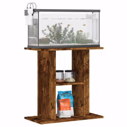 Supporto Acquario 60x30x60 cm in Legno Multistrato Rovere Fumocod mxl 126447 - Vista aggiuntiva 3