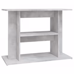 Supporto Acquario 80x35x60 cm Legno Multistrato Grigio Cementocod mxl 128606 - Vista aggiuntiva 2