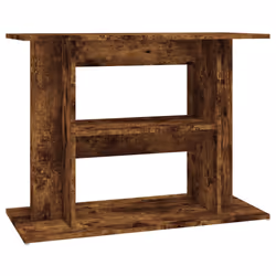 Supporto Acquario 80x35x60 cm in Legno Multistrato Rovere Fumocod mxl 105541 - Vista aggiuntiva 2