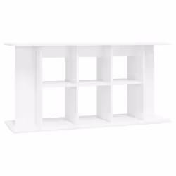 Supporto Acquario 120x40x60 cm Legno Multistrato Bianco Lucidocod mxl 126463 - Vista aggiuntiva 2