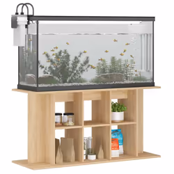 Supporto Acquario 120x40x60 cm Legno Multistrato Rovere Sonomacod mxl 102489 - Vista aggiuntiva 3
