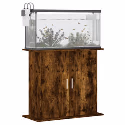 Supporto Acquario 81x36x73 cm in Legno Multistrato Rovere Fumocod mxl 105503 - Vista aggiuntiva 3