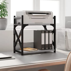 Vidaxl - Supporto Stampante 2 Piani Grigio Sonoma 40x20x40cm Multistrato
