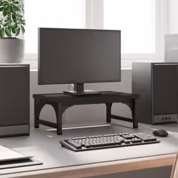 Questo pratico supporto per monitor, dal design minimalistico, è pratico per tenere il vostro monitor in un posto confortevol ...