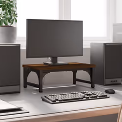 Questo pratico supporto per monitor, dal design minimalistico, è pratico per tenere il vostro monitor in un posto confortevol ...