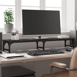 Supporto per Monitor Nero 105x23x15,5 cm Legno Multistratocod mxl 128132