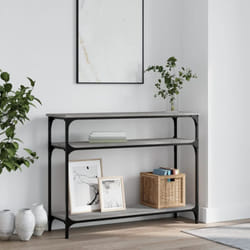 Tavolo Consolle Grigio Sonoma 100x29x75 cm in Legno Multistrato Vidaxl 84858