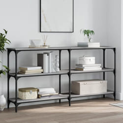 Tavolo Consolle Grigio Sonoma 150x29x75 cm in Legno Multistrato Vidaxl 10470