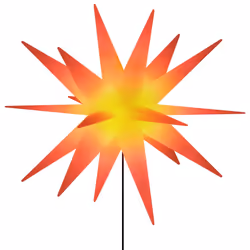 Luce di Natale con Picco Terra e LED Pieghevole Rossa 57 cmcod mxl 107760 - Vista aggiuntiva 2