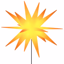 Luce di Natale con Picco Terra e LED Pieghevole Gialla 57 cmcod mxl 107759 - Vista aggiuntiva 2