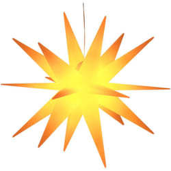 Luce di Natale con led Pieghevole Gialla 100 cm Vidaxl