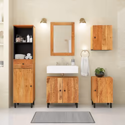 VidaXL 356877 armadietto di conservazione per bagno