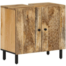 Vidaxl - Mobile Lavabo da Bagno 62x33x58cm in Legno Massello di Mango 38617