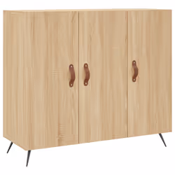 vidaXL Credenza Rovere Sonoma 90x34x80 cm in Legno Multistrato - Vista aggiuntiva 2