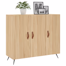 vidaXL Credenza Rovere Sonoma 90x34x80 cm in Legno Multistrato - Vista aggiuntiva 3