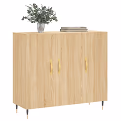 vidaXL Credenza Rovere Sonoma 90x34x80 cm in Legno Multistrato - Vista aggiuntiva 3