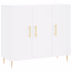 Credenza Bianca 90x34x80 cm in Legno Multistratocod mxl 126917 - Vista aggiuntiva 2