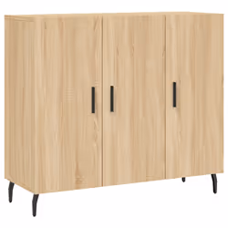 vidaXL Credenza Rovere Sonoma 90x34x80 cm in Legno Multistrato - Vista aggiuntiva 2