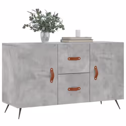 Credenza Grigio Cemento 100x36x60 cm in Legno Multistratocod mxl 104446