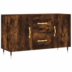 Credenza Rovere Fumo 100x36x60 cm in Legno Multistratocod mxl 87836 - Vista aggiuntiva 2
