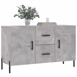 Credenza Grigio Cemento 100x36x60 cm in Legno Multistratocod mxl 104010