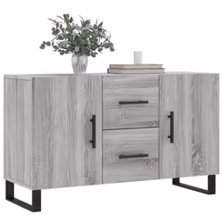 Credenza Grigio Sonoma 100x36x60 cm in Legno Multistratocod mxl 104782 - Vista aggiuntiva 3