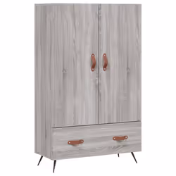 vidaXL Credenza Grigio Sonoma 69,5x31x115 cm in Legno Multistrato - Vista aggiuntiva 2