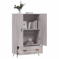vidaXL Credenza Grigio Sonoma 69,5x31x115 cm in Legno Multistrato - Vista aggiuntiva 3
