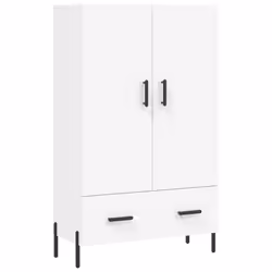 vidaXL Credenza Bianca 69,5x31x115 cm in Legno Multistrato - Vista aggiuntiva 2