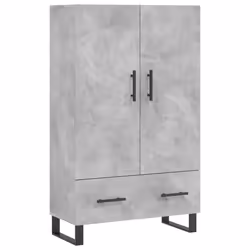 Credenza Grigio Cemento 69,5x31x115 cm in Legno Multistratocod mxl 127950 - Vista aggiuntiva 2