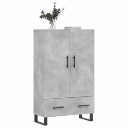 Credenza Grigio Cemento 69,5x31x115 cm in Legno Multistratocod mxl 127950 - Vista aggiuntiva 3