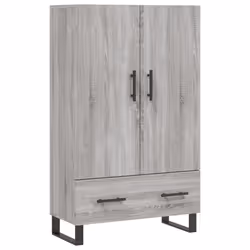 Credenza Grigio Sonoma 69,5x31x115 cm in Legno Multistratocod mxl 128766 - Vista aggiuntiva 2