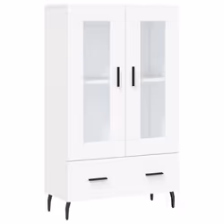 Credenza Bianca 69,5x31x115 cm in Legno Multistratocod mxl 127721
