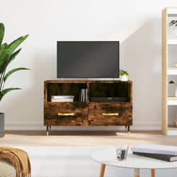 Vidaxl - Mobile Porta tv, Armadietti per tv Rovere Fumo 80x36x50 cm in Legno Multistrato
