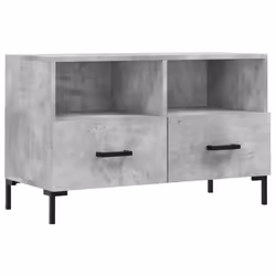 Mobile per TV Grigio Cemento 80x36x50 cm Legno Multistratocod mxl 127898 - Vista aggiuntiva 2